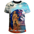 Rugbylife Clothing - Anzac Day Australia Peace T-shirt