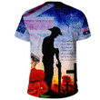 Rugbylife Clothing - Anzac Day Australia Soldier We Will Rememer Them T-shirt