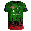 Rugbylife Clothing - Australia Anzac Day Camouflage & Poppy T-shirt