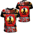 Anzac Day Lest We Forget Banner T-shirt | Rugbylife.co
