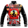 Rugbylife Clothing - Anzac Day Lest We Forget Banner Baseball Jacket