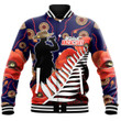 Rugbylife Clothing - Anzac Day Fern & Poppy Baseball Jacket