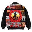 Rugbylife Clothing - Anzac Day Lest We Forget Banner Bomber Jacket