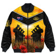 Australia Standing Guard Anzac Day Bomber Jacket | Rugbylife.co
