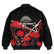 Rugbylife Clothing - Anzac Day Camouflage Poppy & Barbed Wire Bomber Jacket