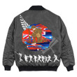 Rugbylife Clothing - New Zealand Anzac Red Poopy Bomber Jacket