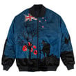 New Zealand Anzac Lest We Forget Remebrance Day Bomber Jacket | Rugbylife.co
