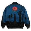 Rugbylife Clothing - New Zealand Anzac Lest We Forget Remebrance Day Bomber Jacket