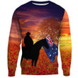 Rugbylife Clothing - Australia Lest We Forget Light Horse Silhouette.Sweatshirt
