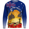 Rugbylife Clothing - (Custom) Australia Anzac Day Soldier Salute.Sweatshirt