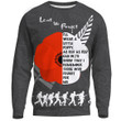 Rugbylife Clothing - New Zealand Anzac Red Poopy.Sweatshirt