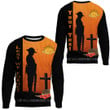 (Custom) Anzac Day Lest We Forget Soldier Standing Guard.Sweatshirt | Rugbylife.co
