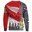 Rugbylife Clothing - (Custom) Australia Indigenous & New Zealand Maori Anzac (Red).Sweatshirt
