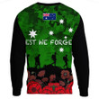 Rugbylife Clothing - Australia Anzac Day Camouflage & Poppy.Sweatshirt