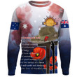 Rugbylife Clothing - Anzac Day Remembrance Day Qoute.Sweatshirt