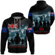 Australia Anzac Day Soldier Remembrance Hoodie  | Rugbylife.co
