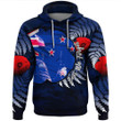 Rugbylife Clothing - New Zealand Anzac Day Poppy Hoodie
