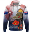 Rugbylife Clothing - Anzac Day Remembrance Day Qoute Hoodie