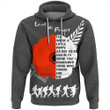 Rugbylife Clothing - New Zealand Anzac Red Poopy Hoodie