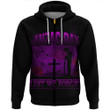 Rugbylife Clothing - Anzac Day Remember Australia & New Zealand Purple Hoodie