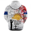 Rugbylife Clothing - Anzac Day Lest We Forget Camouflage & Poppy Hoodie