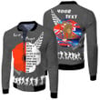 (Custom) New Zealand Anzac Red Poopy Fleece Winter Jacket  | Rugbylife.co
