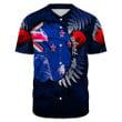 Rugbylife Clothing - (Custom) New Zealand Anzac Day Poppy Baseball Jersey