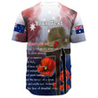Rugbylife Clothing - (Custom) Anzac Day Remembrance Day Qoute Baseball Jersey