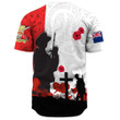 Rugbylife Clothing - New Zealand Anzac Lest We Forget Baseball Jersey