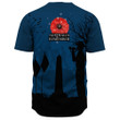 Rugbylife Clothing - New Zealand Anzac Lest We Forget Remebrance Day Baseball Jersey