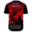 Rugbylife Clothing - Anzac Day For Those Who Leave Never To Ruturn Baseball Jersey