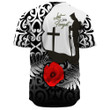 Rugbylife Clothing - Anzac Day Poppy Remembrance Baseball Jersey