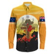 Rugbylife Clothing - Anzac Day Lest We Forget Animal Long Sleeve Button Shirt