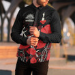 Rugbylife Clothing - (Custom) Anzac Day Camouflage Poppy & Barbed Wire Long Sleeve Button Shirt