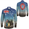 Rugbylife Clothing - Anzac Lest We Forget The Light Horse Long Sleeve Button Shirt | Rugbylife.co
