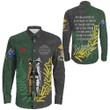 Rugbylife Clothing - Anzac Spirit Lest We Forget Long Sleeve Button Shirt | Rugbylife.co
