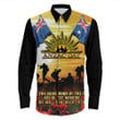 Rugbylife Clothing - Anzac Day Soldier Going Down of The Sun Long Sleeve Button Shirt