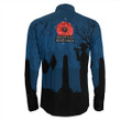 Rugbylife Clothing - New Zealand Anzac Lest We Forget Remebrance Day Long Sleeve Button Shirt