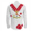 Rugbylife Clothing - New Zealand Anzac Day Army Long Sleeve Button Shirt