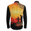 Rugbylife Clothing - Anzac Day We Shall Remember Them Long Sleeve Button Shirt
