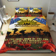 Rugbylife Bedding Set - Anzac Day Soldier Going Down of The Sun Bedding Set