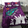 Rugbylife Bedding Set - (Custom) New Zealand Anzac Walking In The Sun Purple Bedding Set
