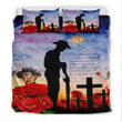 Rugbylife Bedding Set - Anzac Day Australia Soldier We Will Rememer Them Bedding Set | Rugbylife.co
