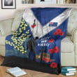 Rugbylife Blanket - (Custom) Australia Anzac Lest We Forget 2022 Premium Blanket