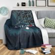 Rugbylife Blanket - New Zealand Paua Silver Fern Poppy  Premium Blanket