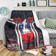 Rugbylife Blanket - Australia Anzac Day Poppy Aboriginal Pattern Premium Blanket