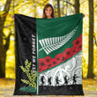 Rugbylife Blanket - (Custom) Australia Indigenous & New Zealand Maori Anzac Premium Blanket