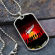 Rugbylife Dog Tag - Anzac Lest We Forget Sun A35