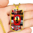 Rugbylife Dog Tag - Anzac Day Lest We Forget Banner A35
