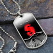 Rugbylife Dog Tag - New Zealand Anzac Day Silhouette Soldier A35